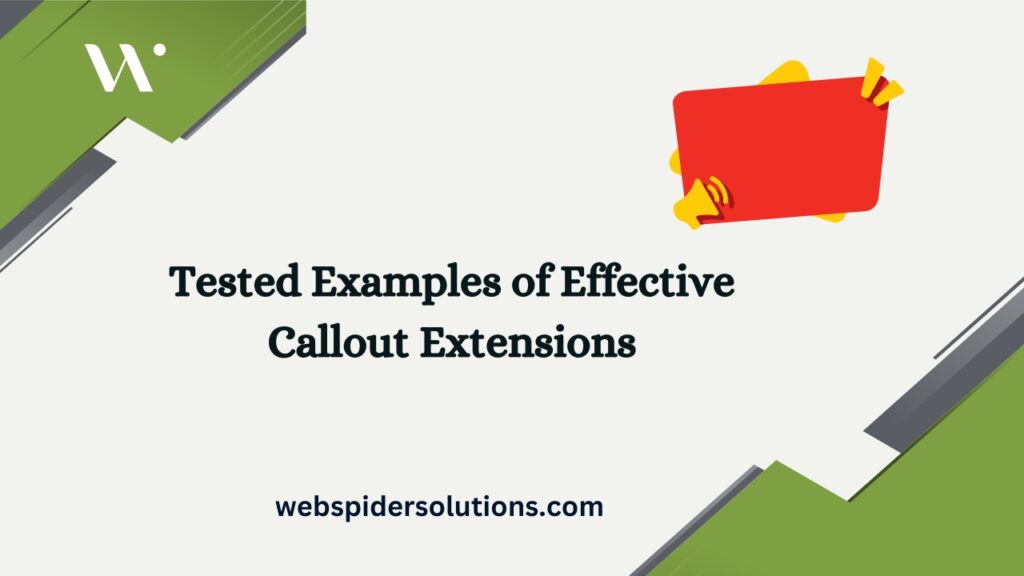 Tested Examples of Effective Callout Extensions