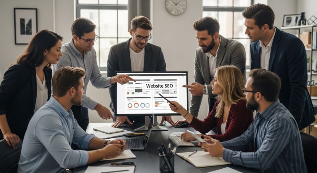 multilingual website SEO workspace