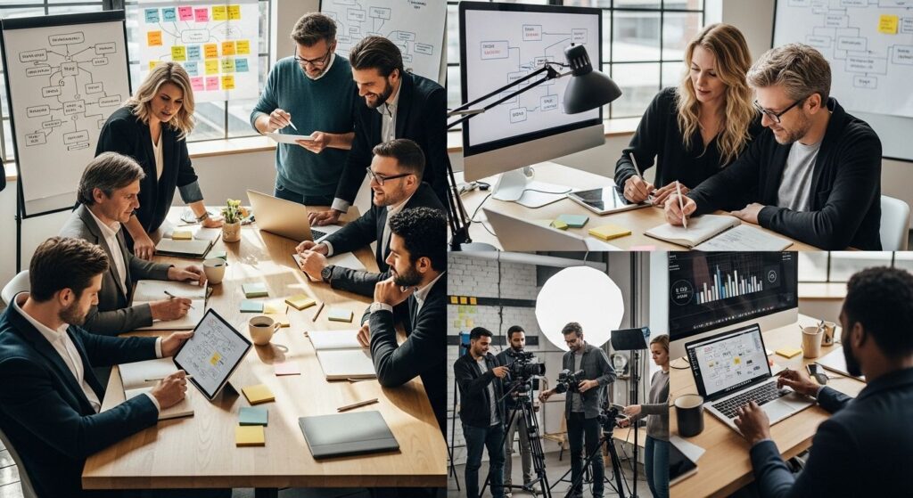 content marketing teamwork creativity