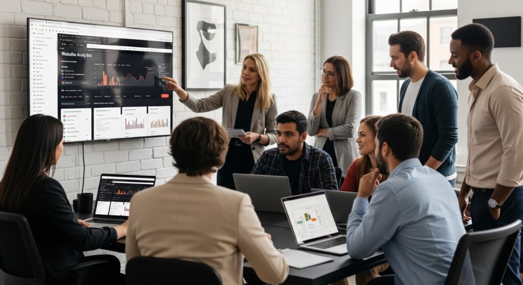 website analytics team collaboration