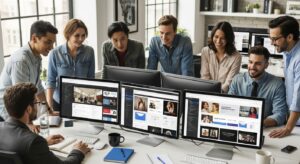 online advertising, digital marketing teamwork