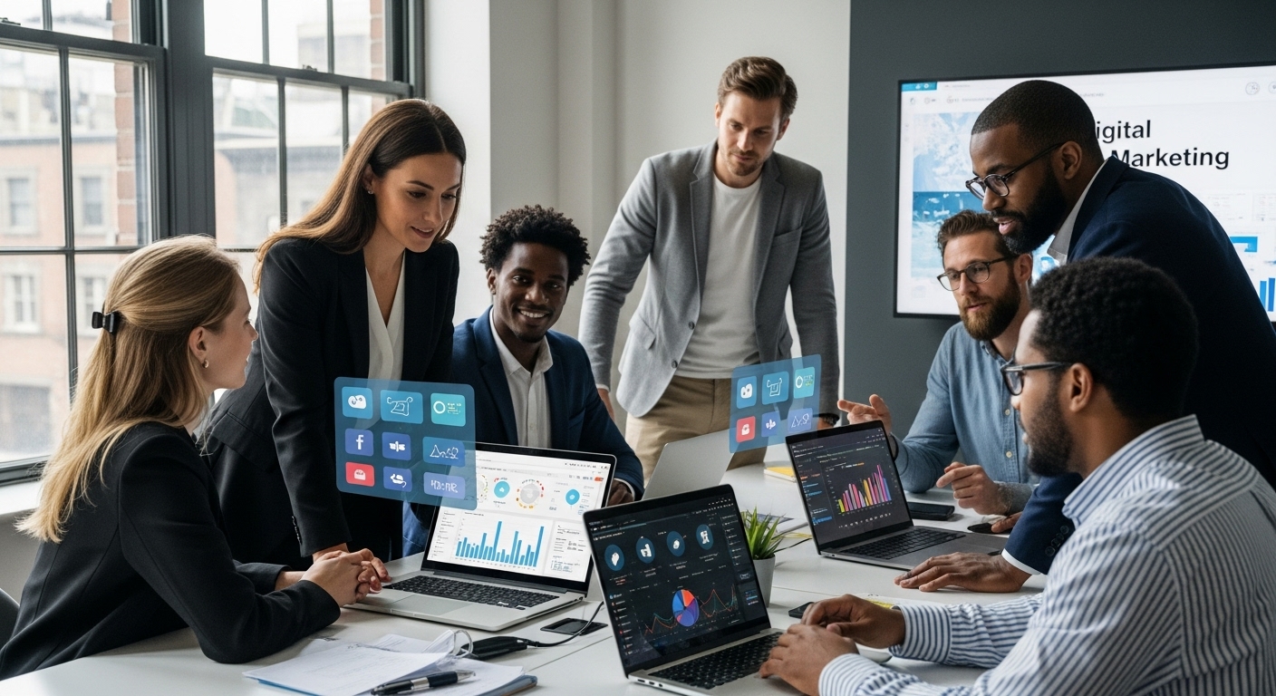 digital marketing teamwork