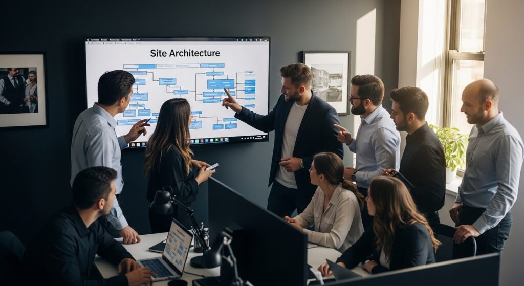 site architecture seo teamwork