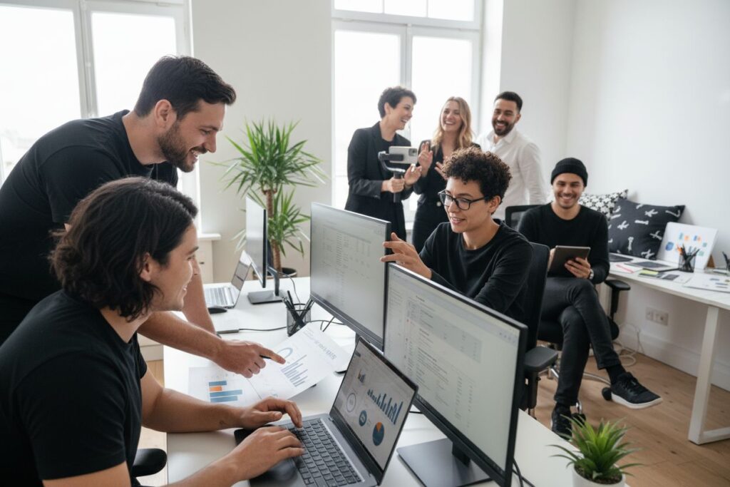 digital marketing teamwork collaboration