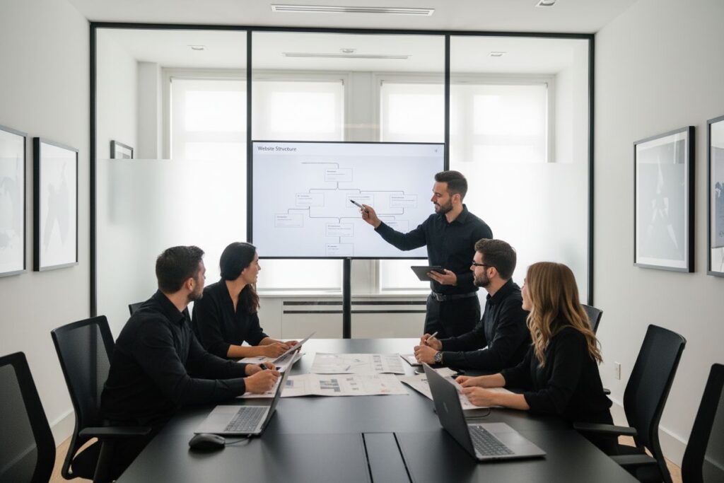 website structure seo team