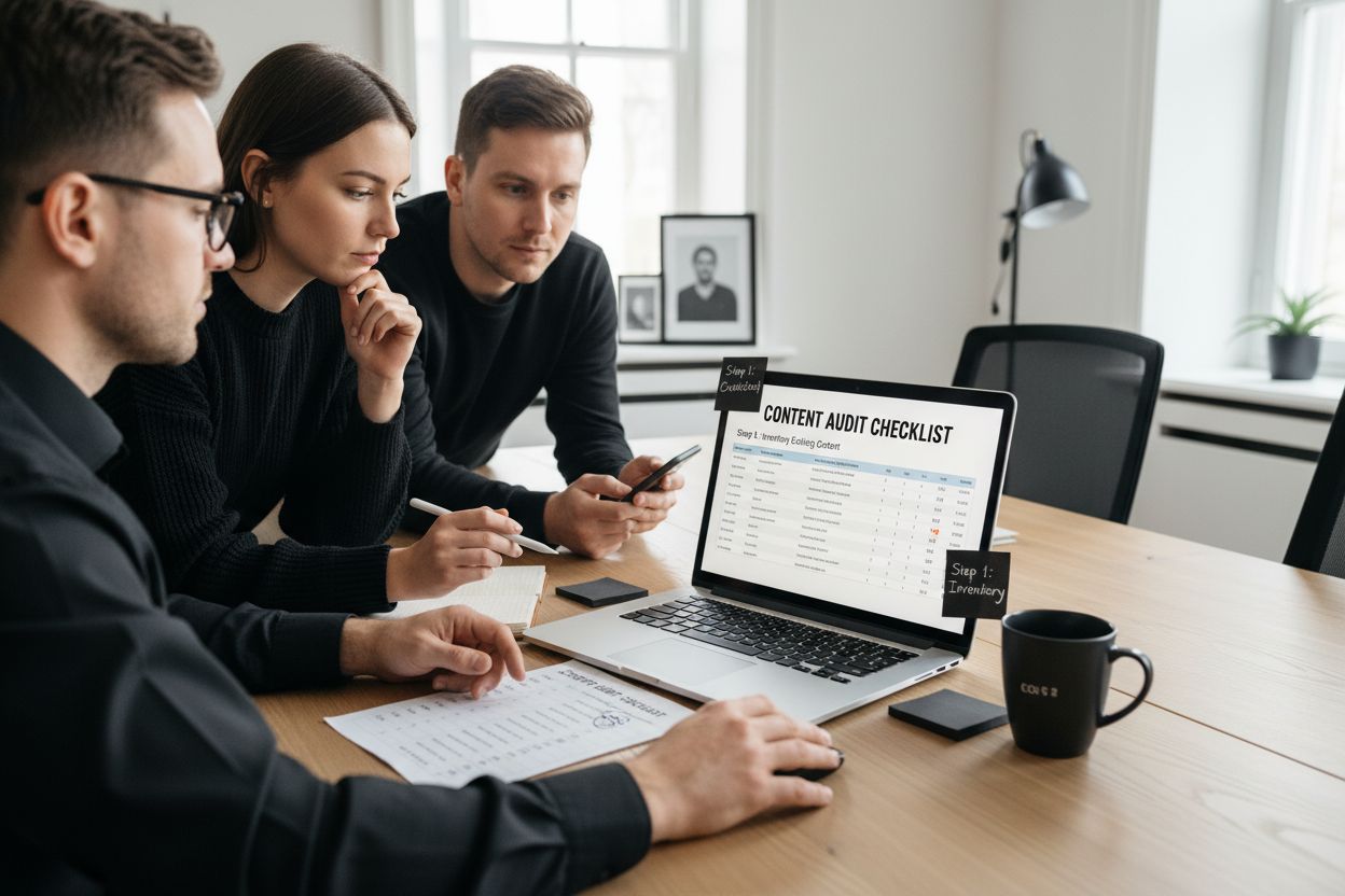 content audit checklist process