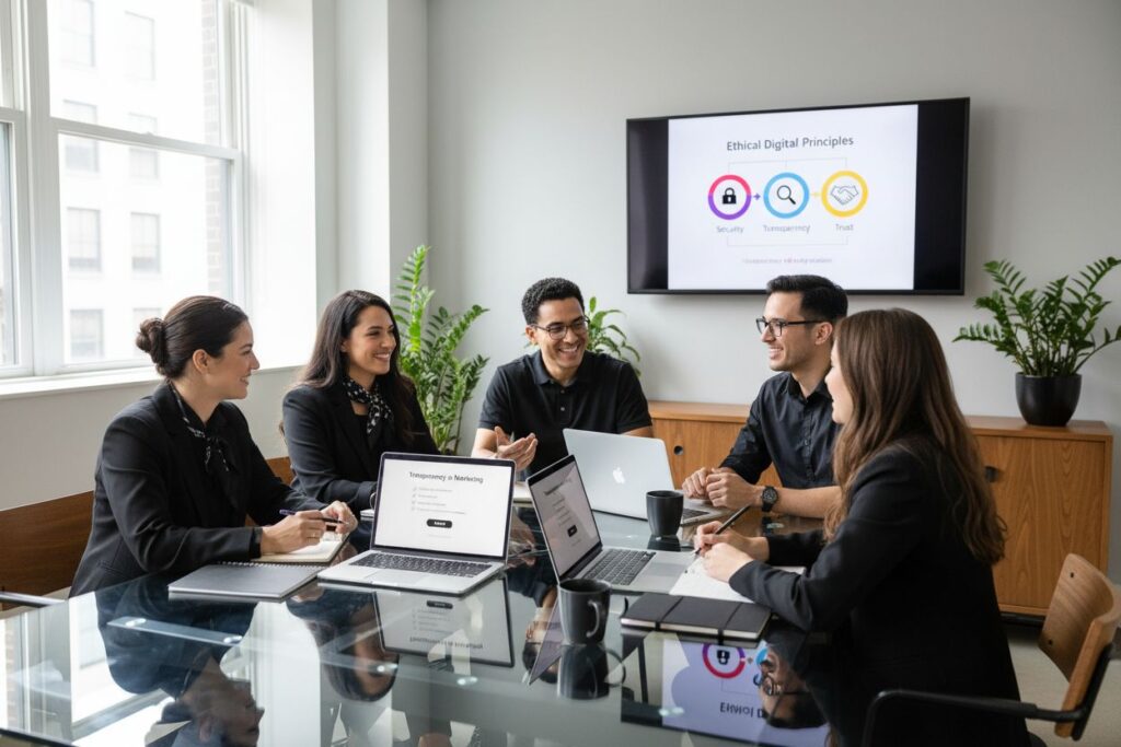 digital marketing ethics office team
