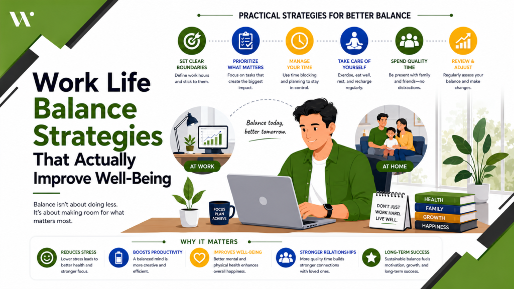 Work Life Balance Strategies That Actually Improve Well-Being